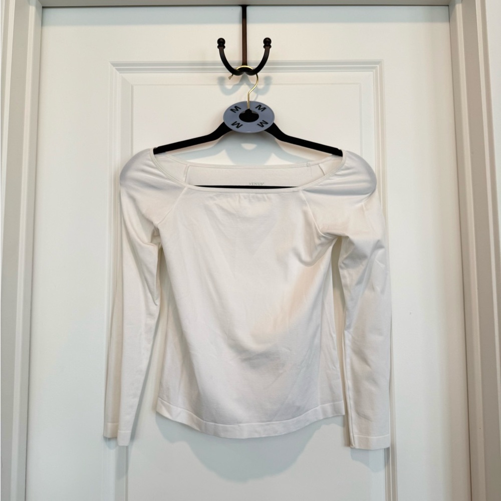 White Off-Shoulder Women's Top